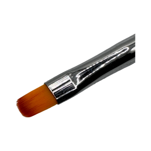 AN Design Gelpinsel oval Gr.6 | Katzenzunge - Black Pearl
